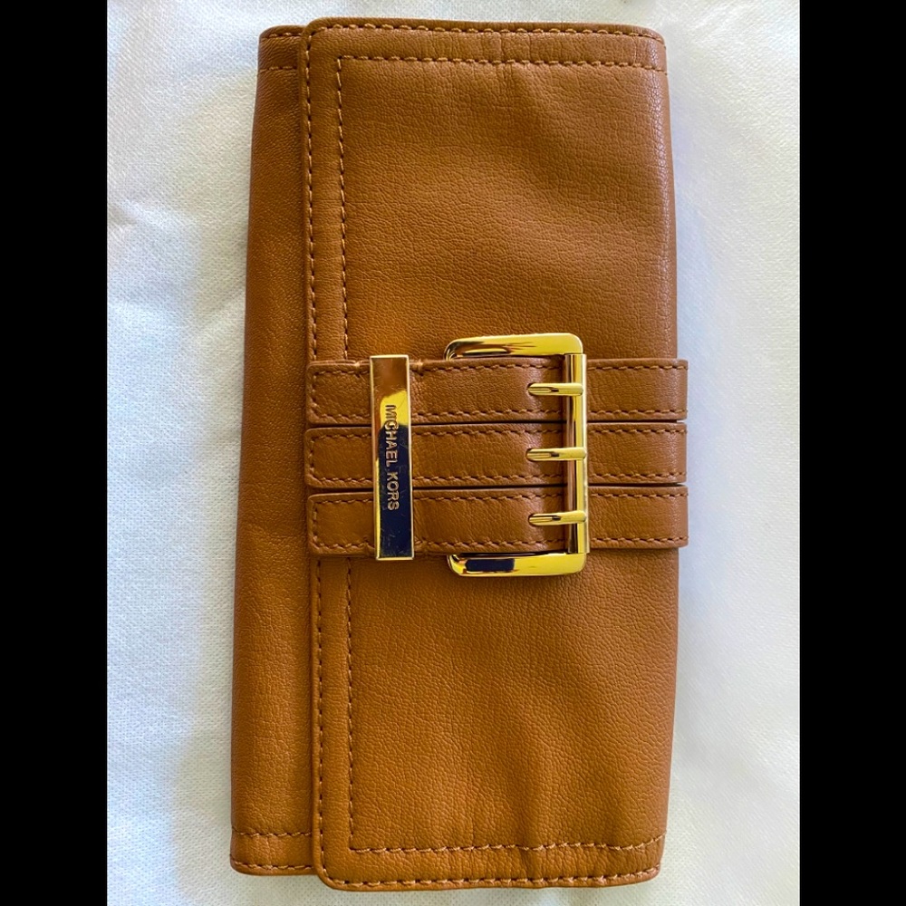 Michael Kors Tan Clutch